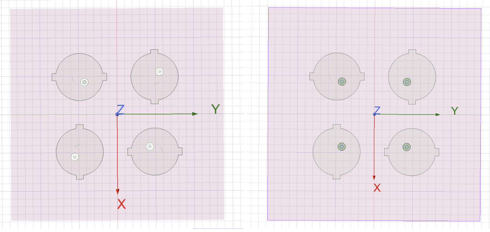 A grid with circles and arrows with Ice hockey rink in the backgroundAI-generated content may be incorrect.